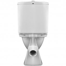 Унитаз компакт Santek Алькор эконом косой выпуск, 2-х реж. арм. с сид.полипропилен 302196